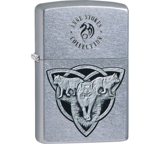 Зажигалка ZIPPO Classic, с покрытием Street Chrome, 36x12x56 мм, 49099 1