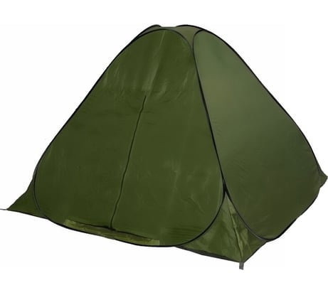 Палатка туристическая самораскладывающаяся однослойная Турист мастер Селенга-3, 200х200х130 см, зеленая 805-160