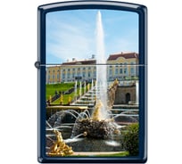 Зажигалка Zippo Петергоф, с покрытием Navy Matte, 38x13x57 мм, 239 PETERHOF