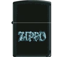 Зажигалка Zippo, с покрытием Black Matte, черная с надписью, 38x13x57 мм, 218 SMOKING ZIPPO