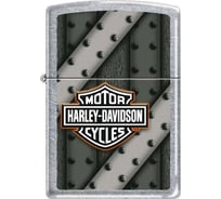 Зажигалка Zippo Harley-Davidson, с покрытием Street Chrome, 38x13x57 мм, 207 HARLEY DAVIDSON