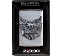 Зажигалка Zippo Harley-Davidson, с покрытием Street Chrome, 38x13x57 мм, 20230