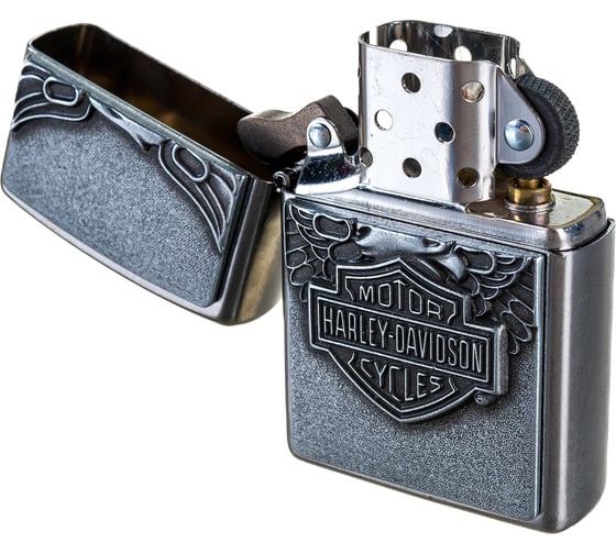 Зажигалка Zippo Harley-Davidson, с покрытием Street Chrome, 38x13x57 мм, 20230