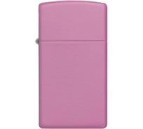 Зажигалка Zippo Slim, с покрытием Pink Matte, 30x10x55 мм, 1638