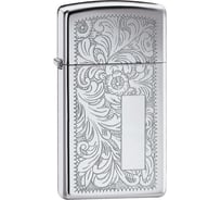Зажигалка Zippo Slim Venetian High Polish Chrome 1652