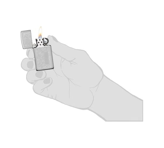 Зажигалка Zippo Slim Venetian High Polish Chrome 1652