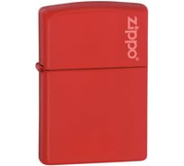 Зажигалка Zippo Red Matte Logo 233ZL
