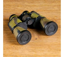 Бинокль Мастер К 10х50, цвет хаки, линзы зелёные 4387638