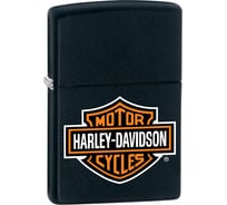 Подарочный набор Zippo 218HD с чехлом, черный, 36x12x56 мм,.H252-065