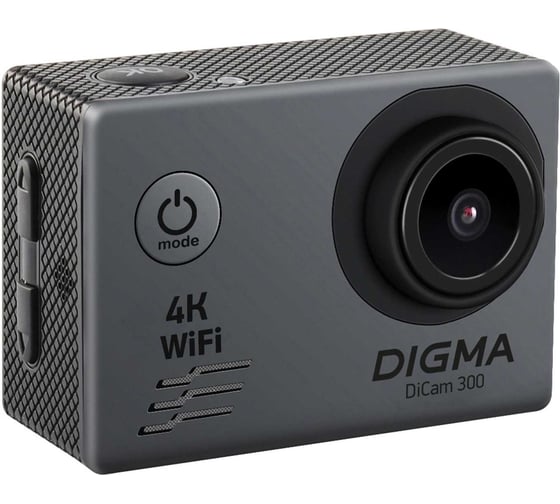 Экшн-камера DIGMA DiCam 300 серый 1143221