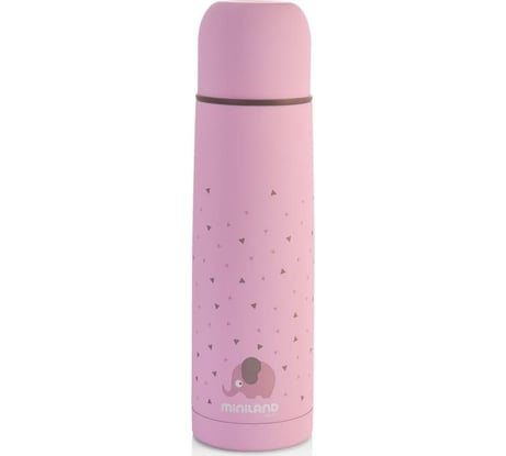 Детский термос для жидкостей Miniland Silky Thermos, 500 мл, розовый 89219