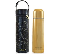 Детский термос для жидкостей Miniland Delux Thermos, с термосумкой, 500 мл, золотой 89256