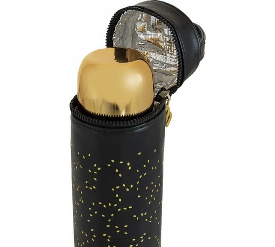 Детский термос для жидкостей Miniland Delux Thermos, с термосумкой, 500 мл, золотой 89256