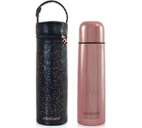 Детский термос для жидкостей Miniland Delux Thermos, с термосумкой, 500 мл, бронзовый 89257