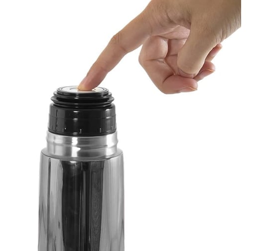 Детский термос для жидкостей Miniland Delux Thermos, с термосумкой, 500 мл, серебряный 89255