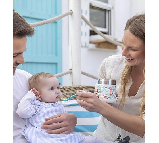 Детский термос для еды и жидкостей Miniland Mediterranean Thermos Mini 280 мл 89353