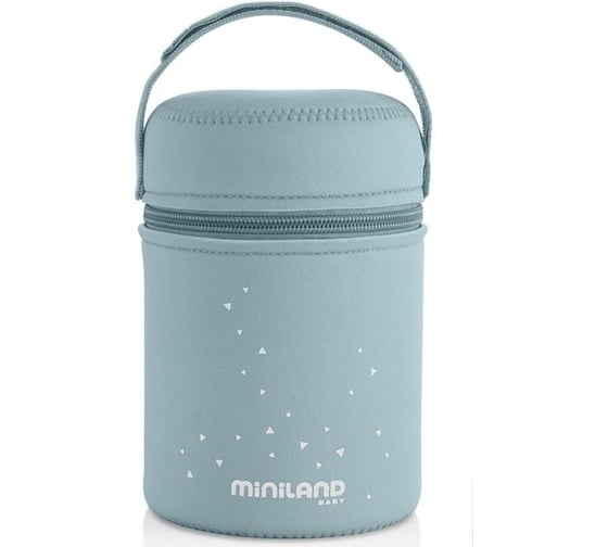 Детский термос для еды Miniland Silky Thermos 600 мл, голубой 89221