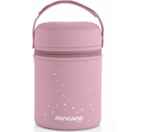 Детский термос для еды Miniland Silky Thermos 600 мл, розовый 89222
