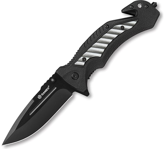 Нож Ganzo черно-серый G628-GY 1
