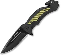 Нож Ganzo черно-фисташковый G628-GR