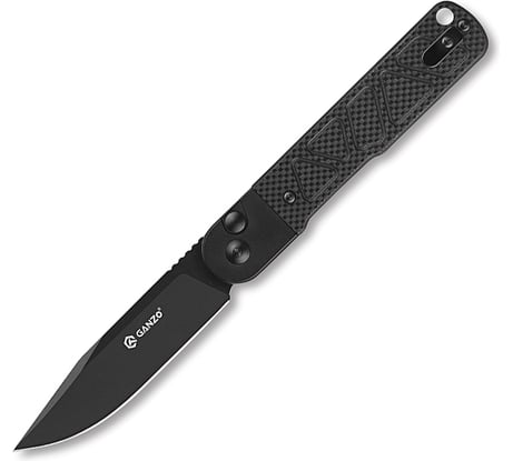 Нож Ganzo черный G767PT-BK