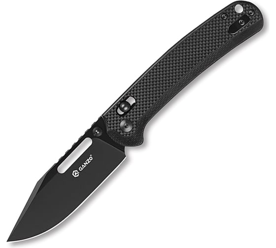 Нож Ganzo черный G768PT-BK