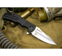 Складной нож Kizlyar Supreme Bloke Z cталь D2, StoneWash, рукоять из G10 4650065059732