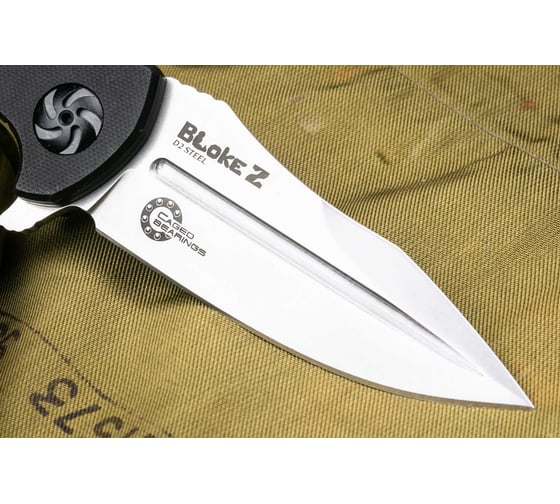 Складной нож Kizlyar Supreme Bloke Z cталь D2, StoneWash, рукоять из G10 4650065059732