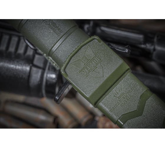 Тактический нож Kizlyar Supreme Vector сталь AUS-8, TacWash, рукоять из оливкового кратона 4610094295945
