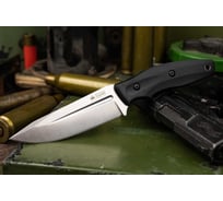 Туристический нож Kizlyar Supreme Cityhunter сталь AUS-8, рукоять из черного G10 4610094291732