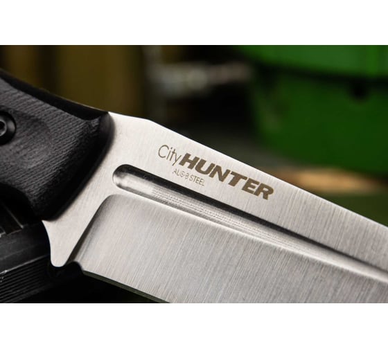 Туристический нож Kizlyar Supreme Cityhunter сталь AUS-8, рукоять из черного G10 4610094291732