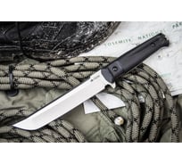 Туристический нож Kizlyar Supreme Senpai сталь AUS-8, StoneWash, рукоять из черного кратона 4650065058223