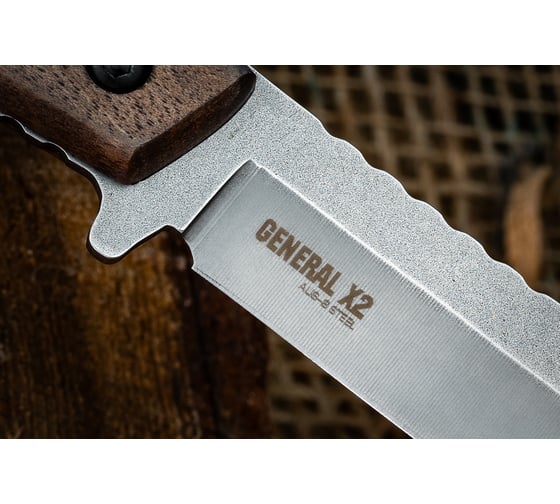 Универсальный рабочий нож Redsteel General X2 сталь AUS-8 4610094290506