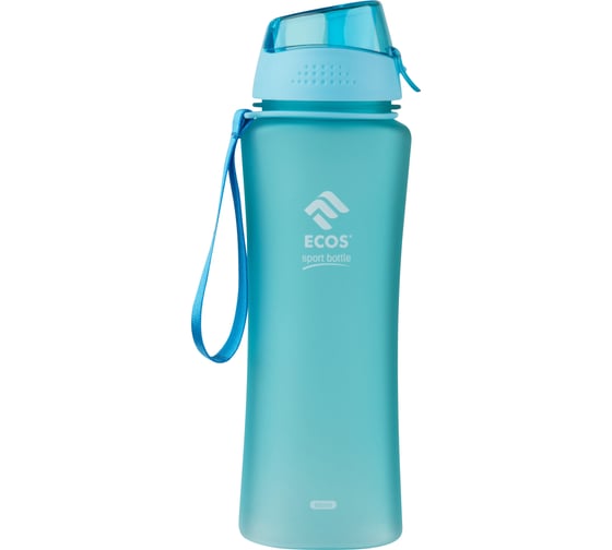 Бутылка для воды Ecos SK5015 650 мл, бирюзовая 006068