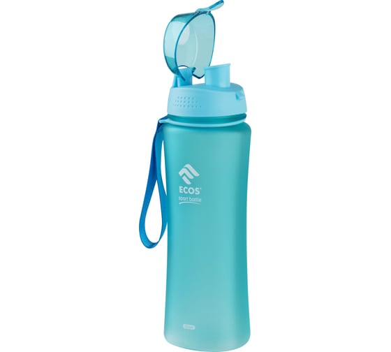 Бутылка для воды Ecos SK5015 650 мл, бирюзовая 006068