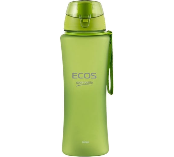 Бутылка для воды Ecos SK5015 650 мл, зеленая 006067
