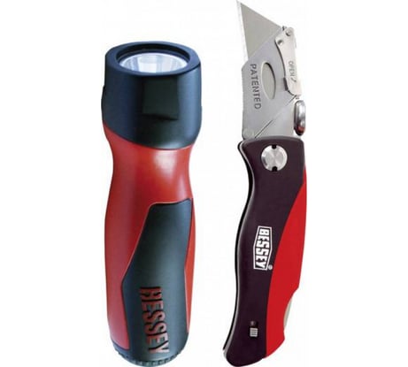 Раскладной нож + фонарь ERDI BESSEY DBKPH ER-DBKPH-TL-EU_1