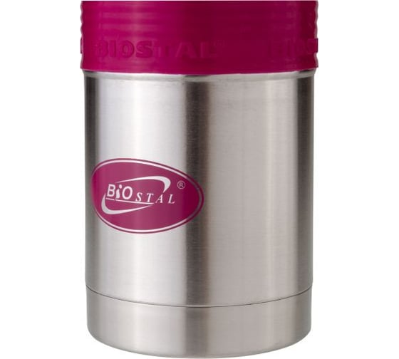 Термос с узкой горловиной BIOSTAL 0.75 л, розовый NB-750 P-R