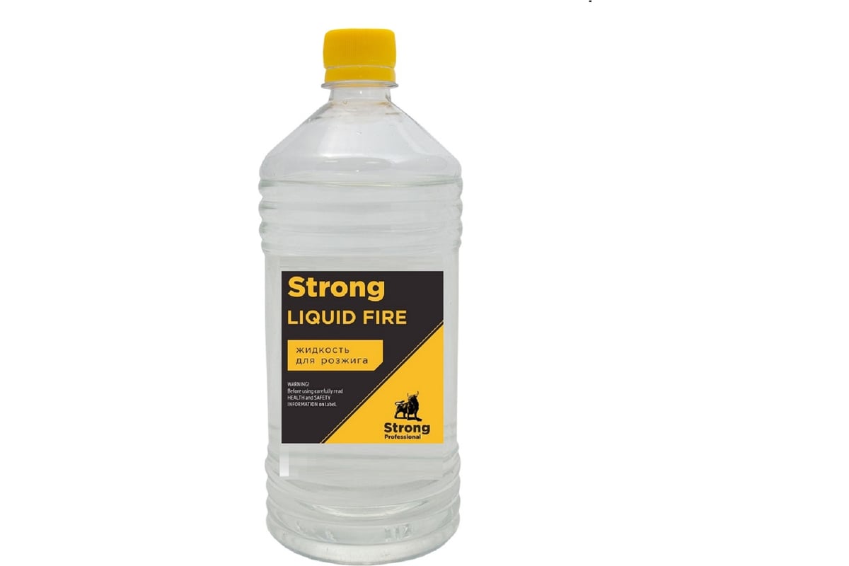 Жидкость для розжига НЕФТЕХИМИК STRONG LIQUID FIRE, 1л, STRLF1000 -  выгодная цена, отзывы, характеристики, фото - купить в Москве и РФ