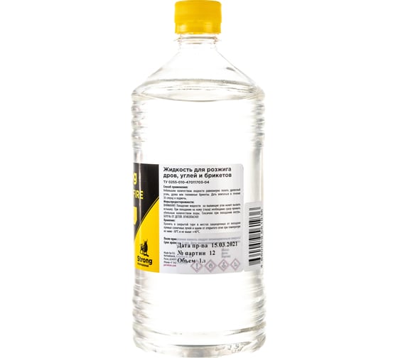Жидкость для розжига НЕФТЕХИМИК STRONG LIQUID FIRE, 1л, STRLF1000