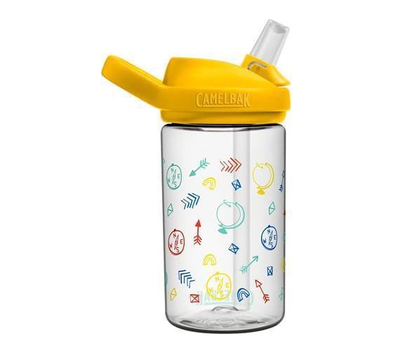 Детская бутылочка CamelBak eddy+ Let's Explore 0.4 литра, белая, 2282103040