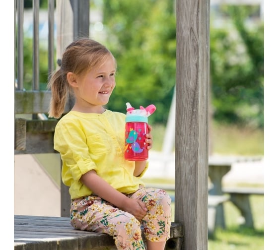 Детская бутылочка Contigo Gizmo Flip 0.42 л, розовая contigo0468