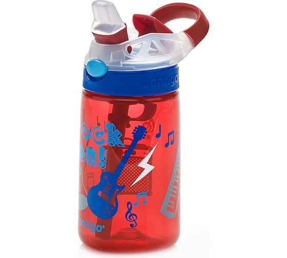 Детская бутылочка Contigo Gizmo Flip 0.42 л, красная contigo0469