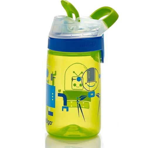 Детская бутылочка Contigo Gizmo Sip 0.42 л, зеленая contigo0473