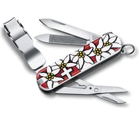 Нож Victorinox Classic Nail Clip Edelweiss, 580, 65 мм, 8 функций 0.6463.840