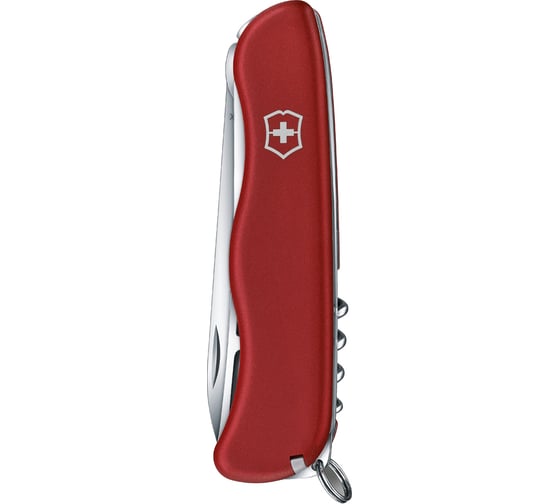 Нож Victorinox Cheese Master, 111 мм, 8 функций, с фиксатором лезвия, красный 0.8313.W