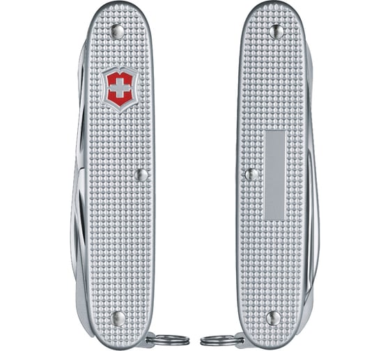 Нож Victorinox Farmer X Alox, 93 мм, 10 функций, алюминиевая рукоять, серебристый 0.8271.26