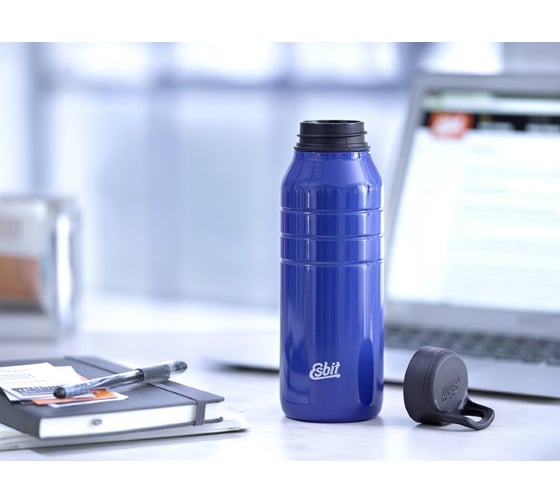 Бутылка для воды Esbit MAJORIS из нержавеющей стали, синяя, 0.68 л DB680TL-B