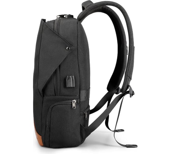 Рюкзак Tigernu T-B3593A черный/коричневый 60006-1595