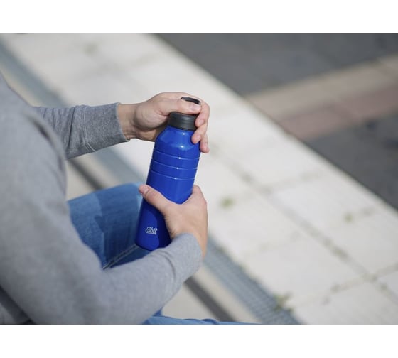 Бутылка для воды Esbit MAJORIS из нержавеющей стали, синяя, 1.0 л DB1000TL-B